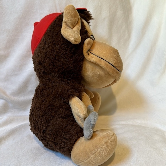 MAC Tools Monkey Plush Animal Monkey Mechanic 14" Male Red Hat - Picture 6 of 10